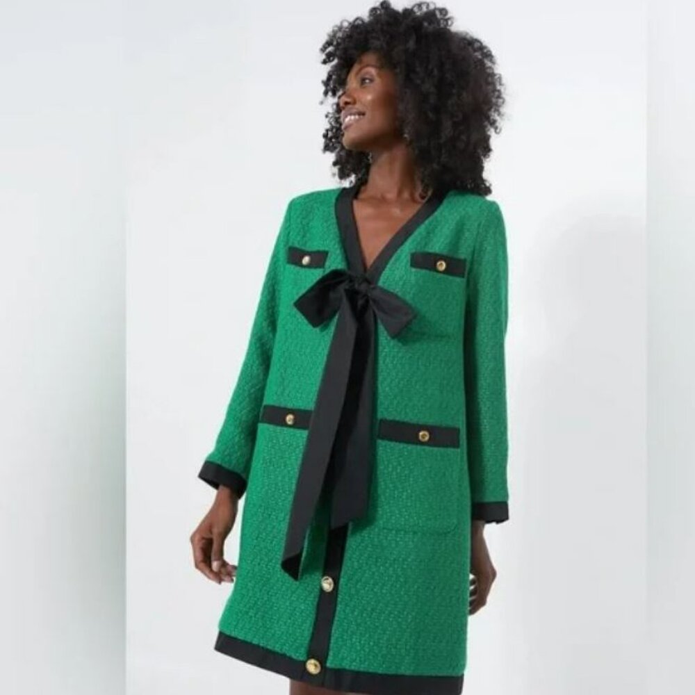 Coco Tweed Bow Dress *New* Pomander Place Tuckernuck